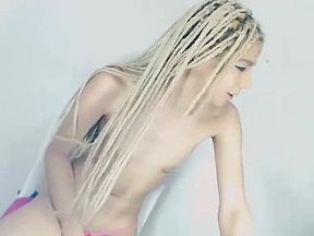 amateur Skinny tgirl Solo