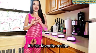 PISS made coffee for my husband. Dirty talking slut made a perfect pee cup full of urine