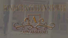 SESSION PART 3 BONDAGE & GOLDEN SHOWER Total lenghts 9:59 minutes Bdsm Slave GoldenShower Piss Pissing Natursekt  Lady Amrapali Herrin Mistress Domina Femdom