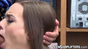 Slutty Tali Dova blows officer Marcus London hard and fast