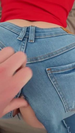 Fuck Fat Ass Girl In Ripped Jeans   Clip 1