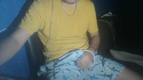 Well Stained with Cum on Hands