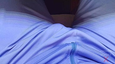 BLUE SWEATPANTS COCK MASTURBATION EXCLUSIVE CUMSHOT