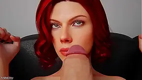 Black Widows Allure Ignites Steamy Hentai Tryst