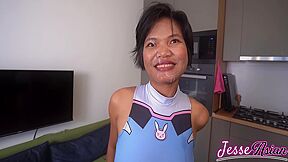 D.va Anal Pounding Overwatch Cosplay