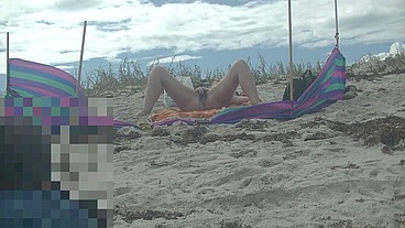 Caribbean Nude Beach Cuckold Voyeur Vacation Day Two! Part 3 - Giving Random Old Man A Handjob!!!