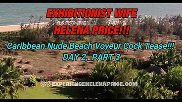 Caribbean Nude Beach Cuckold Voyeur Vacation Day Two! Part 3 - Giving Random Old Man A Handjob!!!