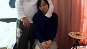 Seduced Asian Teen with Small Tits Welcomes Her First Creampie