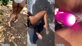 une petite promenade sur la plage et je ne touche pendant une seance photo