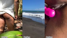 une petite promenade sur la plage et je ne touche pendant une seance photo