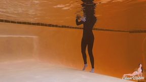 Outerworld Alien Encounter with Astronaut on Water Planet