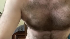 Shaved pubic hair grinding and masturbation