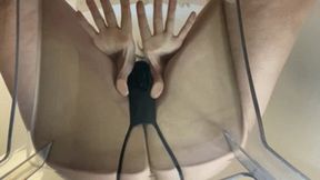 JUICY FARTS on a chair, testing the durability of a new chair - SEXY ass, REAL FARTS - wmv