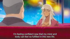 Teen anime hooker loves satifying old man with a huge cock