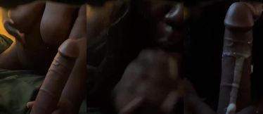 Curvy Amateur's Sensational Oral Skills with Big Natural Appeal