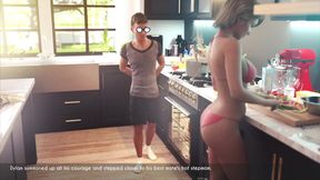 Awam MILF Cuckold Amber - Let Me Teach You How to Fuck - Amber Trains Dylan in the Kitchen (moaning Audio)