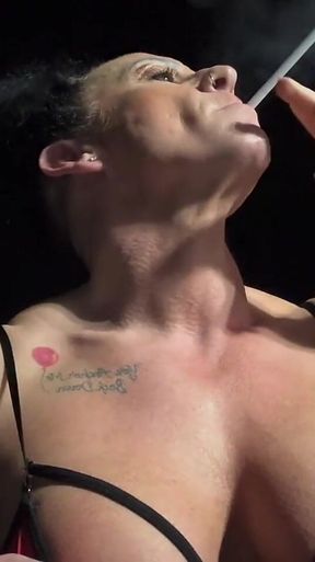 Kandys Smoking JOI Double Cig Cum Command