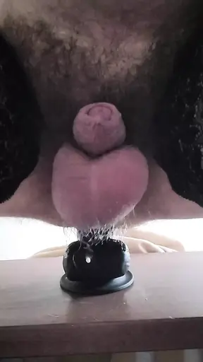 Anal dildo cum