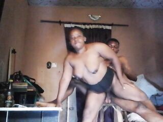 Chair screw with my homie, couldn't expect to bang her