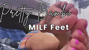 Pretty Bambi MILF Feet Pt 1