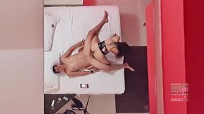 full fuck scene pov 2 scens, 2 fucks, 2 cums. karla hotwife fucking infront of his husband