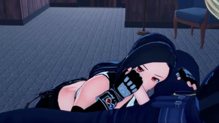 Cloud gets his dick sucked, then fucks Tifa upstairs. Final Fantasy 7 Hentai.