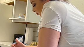 Heavenly's Slow and Methodical Dipping and Shoeplay Tease - 720 mp4