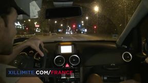 Gang Bang on a parking with ebony woman