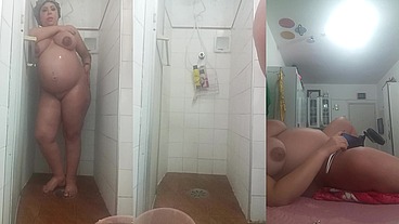 Tomando um banho e fazendo chamada de vídeo