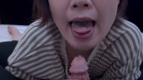 Her Gokkun Blowjob Is Stringy And Plentiful In Her Mouth