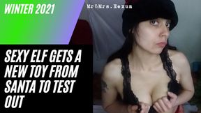 Sexy Elf Tests New Clit Sucker Toy Creation