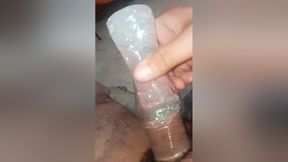 A Delicious Handjob With A Condom, And Using Slime For Greater Pleasure