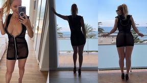 quatrieme journee sur barcelone: shooting apres m etre exhibee nue sur la...