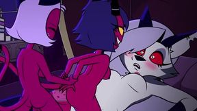 Moxxie, Millie and Helluva Boss in uncensored Furi Porn Animation