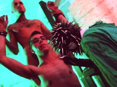 Evil Scientist Plays With His Sex Pet