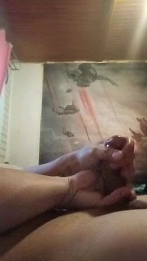 masturbating with oil