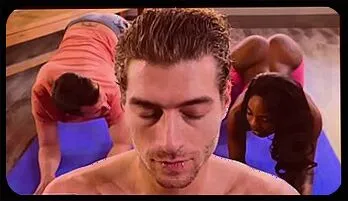 Ebony Mystique's Intense Double Penetration After Yoga Session