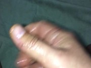 Horny smoking stroking