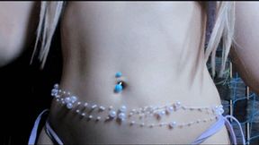Blue Belly Button Fingering (HD) WMV
