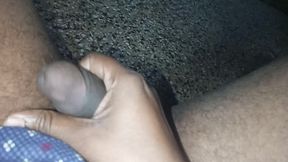 My Dubai Wife Office Room. Licking My Big Cock