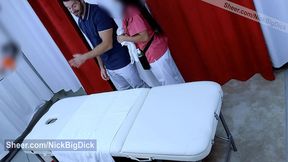 sexo muy caliente en la consulta de masajes con esta joven de 20 anos