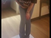 Pee Desperation and Jeans Wetting