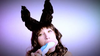 Big doggy dildo for all tight holes! Anal,deepthroat and pussy fuck! Your puppy pet wants to play