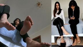 Laila and Angie - Casting footstool - Mix1