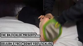 DELILAH’S FACE-DOWN FOOT TICKLING