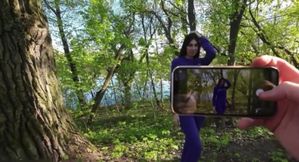 Sex in the Forest with Hot MILF