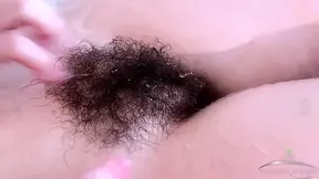 Annabelle Lee Takes A Hot Bath Running The Water Over Her Hairy Furry Bush And Through Her Lush Clit And Pussy Lips