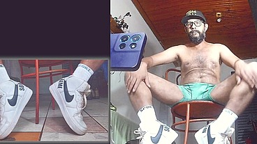 Foot Fetish - White socks, Green Undie and Feet #footfetish - Jun 23, 2025