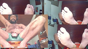 Foot Fetish - White socks, Green Undie and Feet #footfetish - Jun 23, 2025