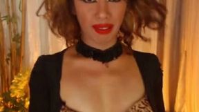 Exotic Shemale Masturbates Her Hard Cock Wildly
